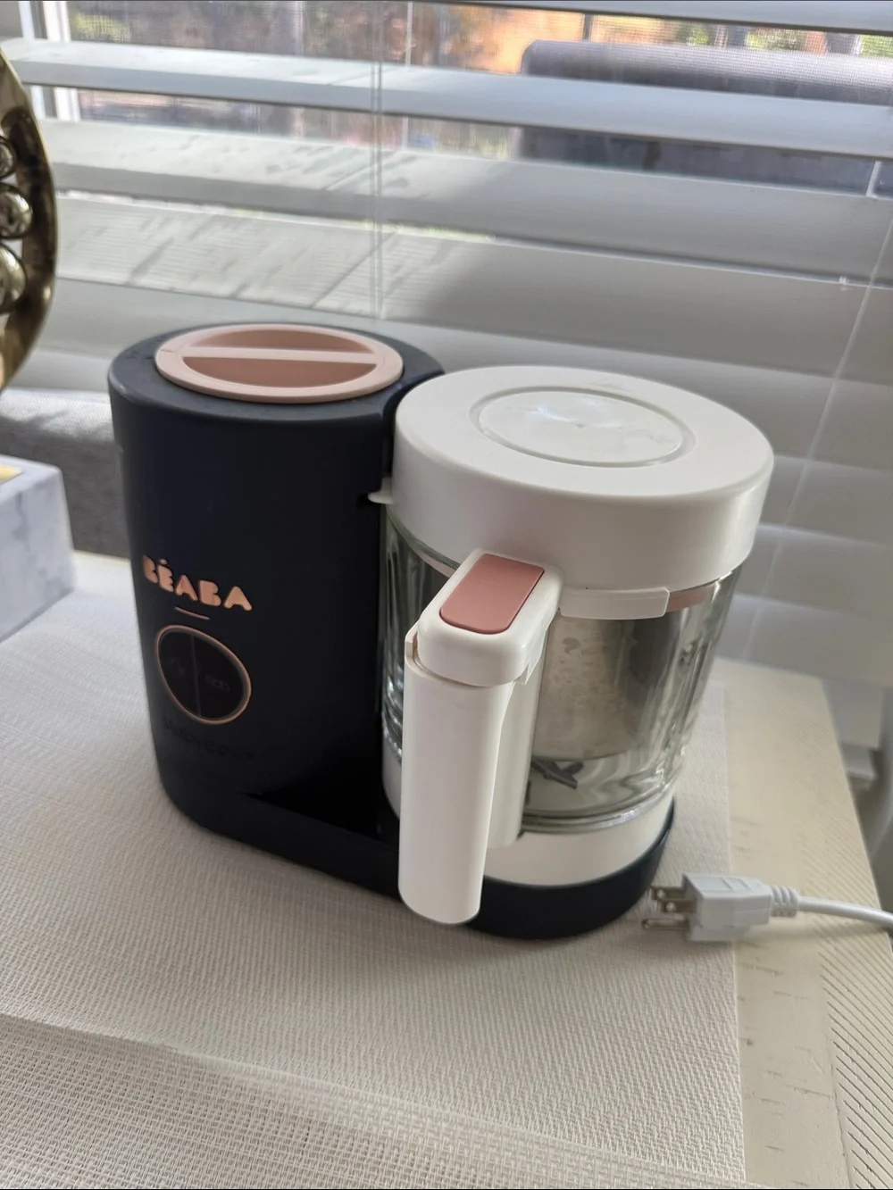 BEABA Babycook Baby Food Maker - Black and White